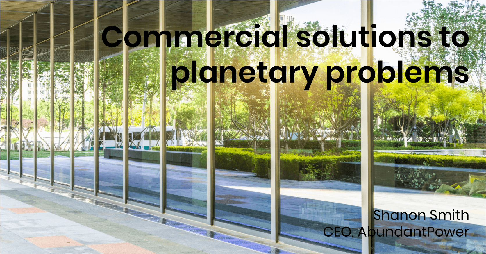 Commercial Solutions for Planetary Problems